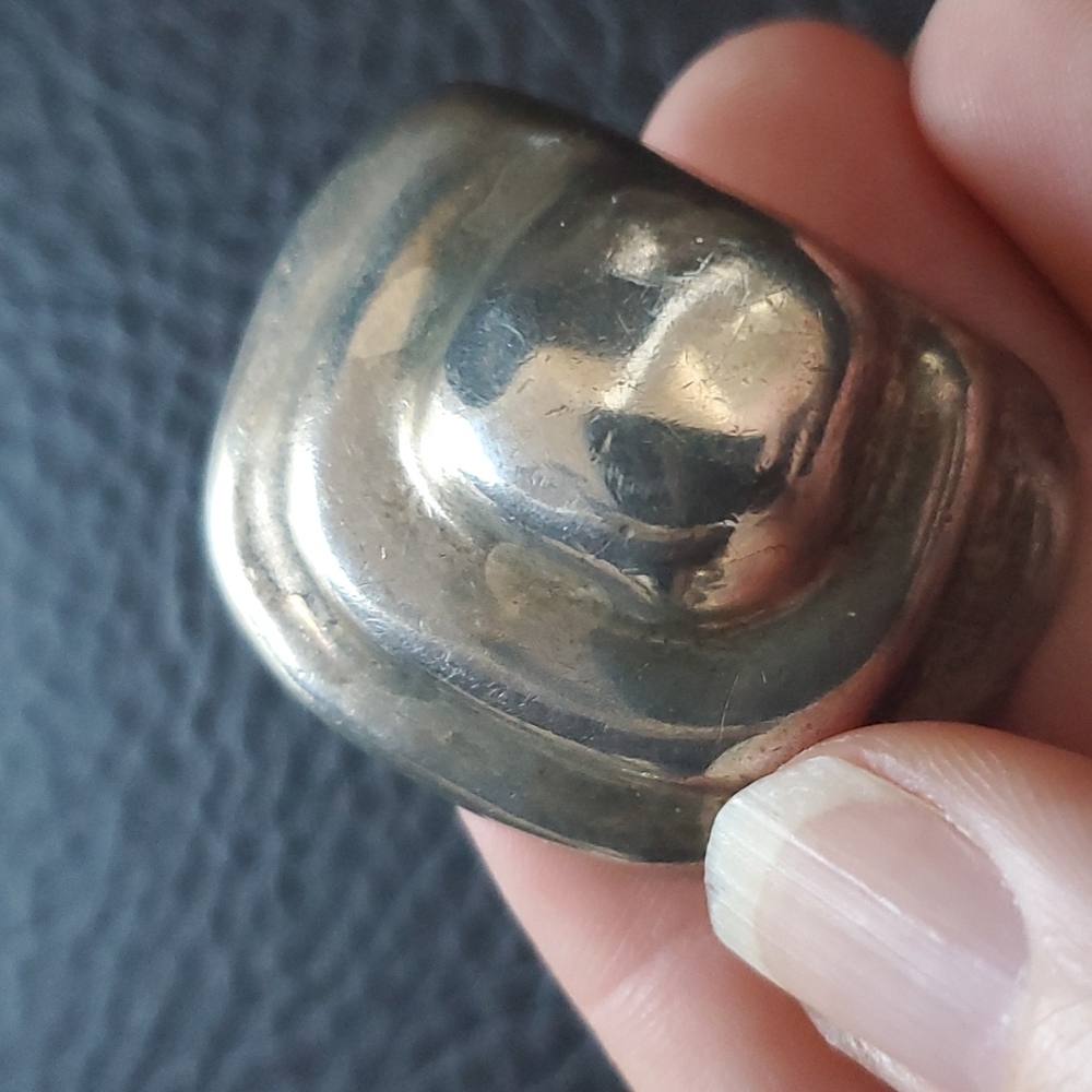 VTG Taxco sterling clip on earrings - Picture 7 of 9